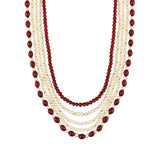 Vikat Maroon Pearl Mala