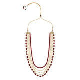 Vikat Maroon Pearl Mala