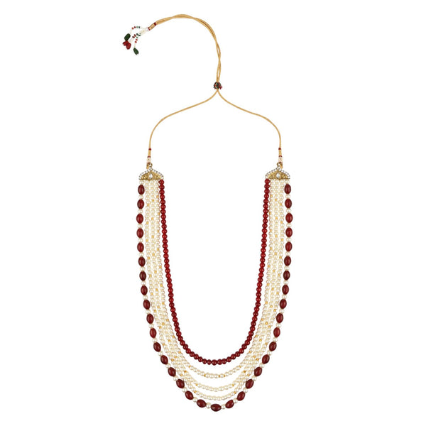 Vikat Maroon Pearl Mala