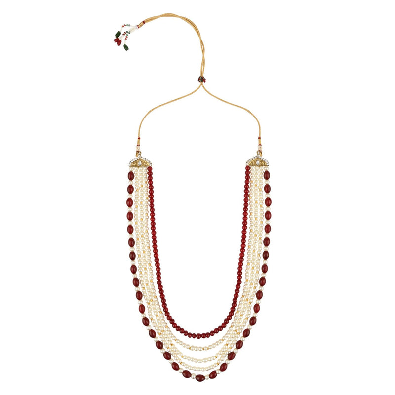 Vikat Maroon Pearl Mala