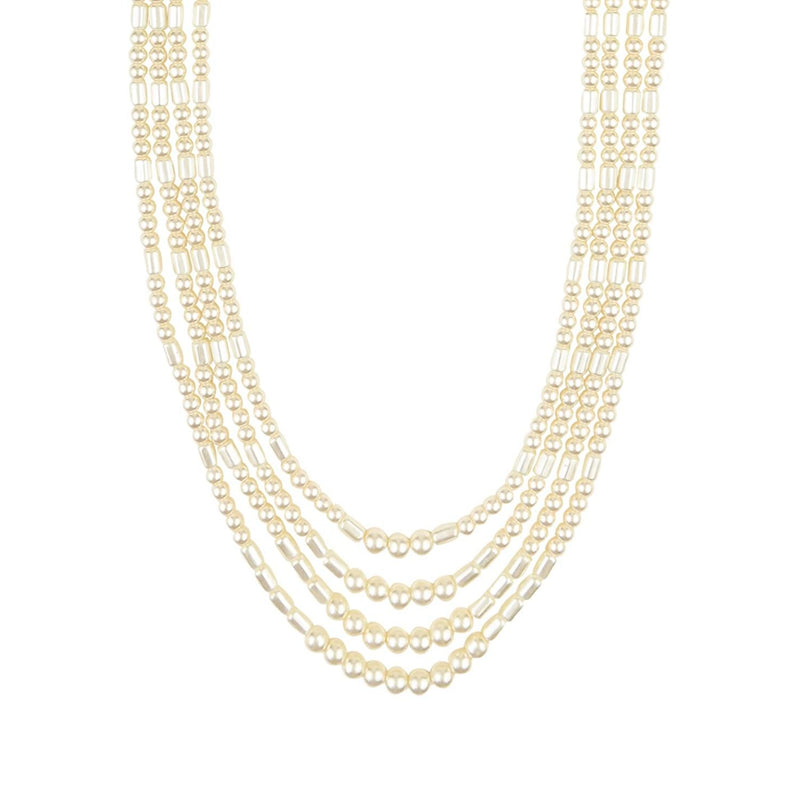 Avaneesh White Pearl Mala