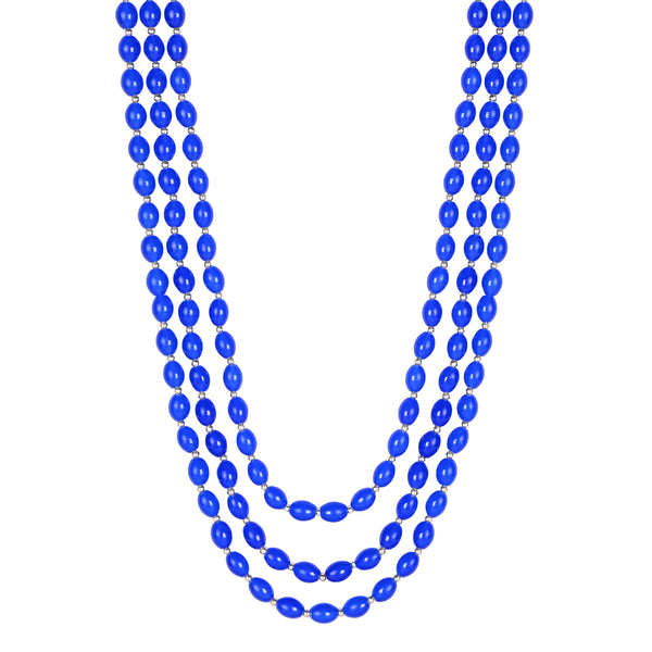 Vishwaraja Blue Pearl Mala