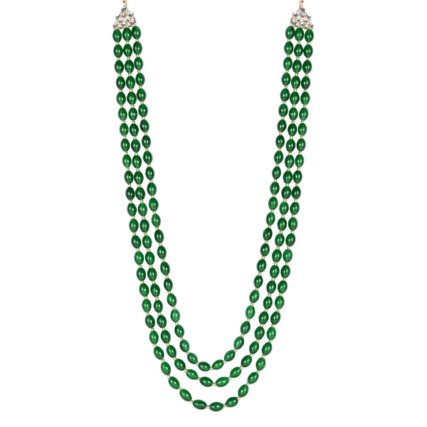 Vishwaraja Green Pearl Mala