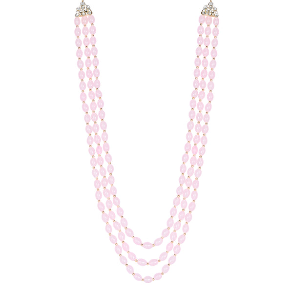 Vishwaraja Pink Pearl Mala