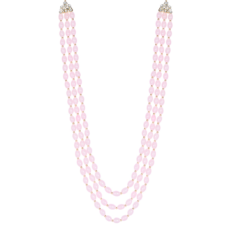 Vishwaraja Pink Pearl Mala