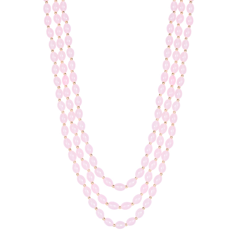 Vishwaraja Pink Pearl Mala