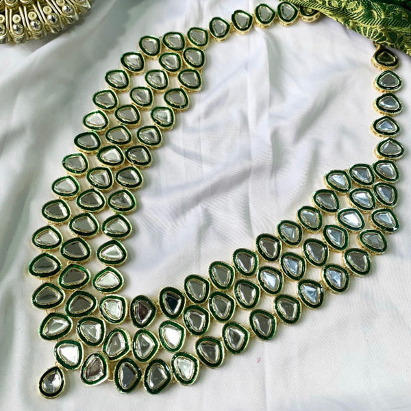 Jacky Bhagnani Green Necklace For Men