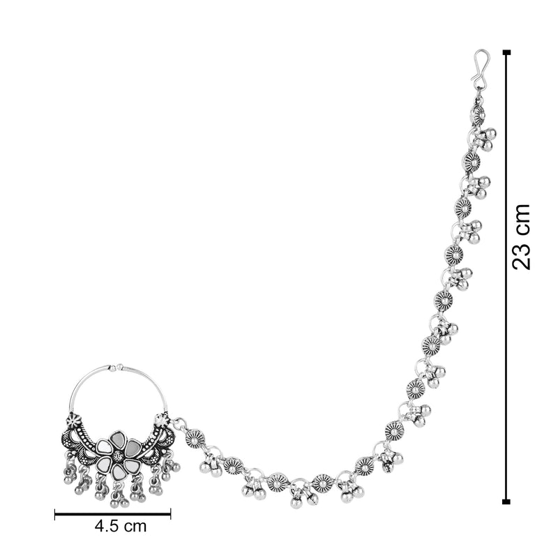 Parthika Oxidised NoseRing