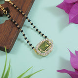 Intricately Crafted Mehendi Square-Shaped Mangalsutra Bracelet