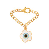 Delightful Evil Eye Floral Shape Watch Charms Lumba