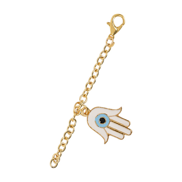 Delightful Evil Eye Hamsa Shape Watch Charms Lumba