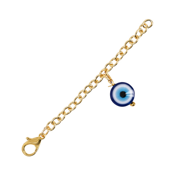 Delightful Evil Eye Round Shape Watch Charms Lumba