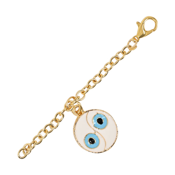 Delightful Evil Eye Round Shape Watch Charms Lumba