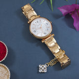 Delightful Timeless White Pearl  Watch Charms Lumba