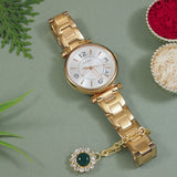 Delightful Timeless Green Pearl  Watch Charms Lumba