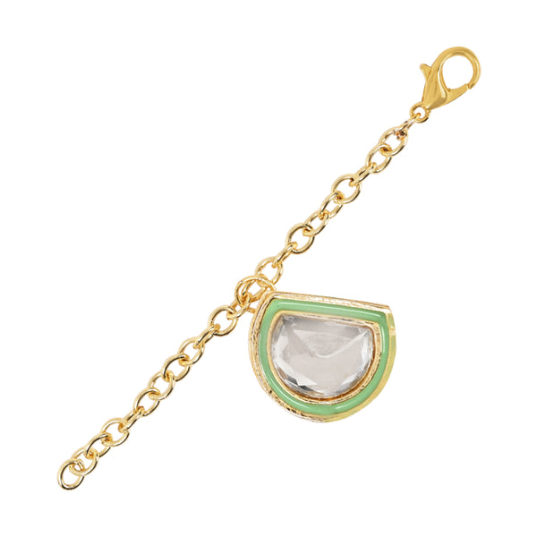 Delightful Timeless Mint Pearl Watch Charms Lumba