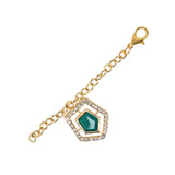 Delightful Timeless Green Pearl Watch Charms Lumba