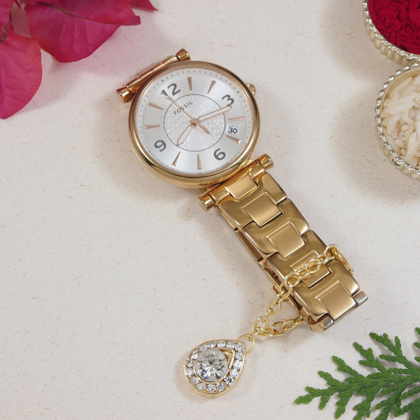 Delightful Timeless White Pearl Watch Charms Lumba