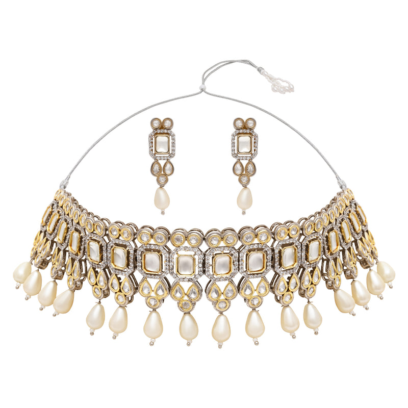 Advisha Polki Kundan Neckpiece