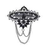 Anvay Oxidised Brooch