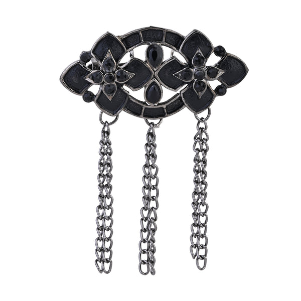 Pranav Oxidised Brooch