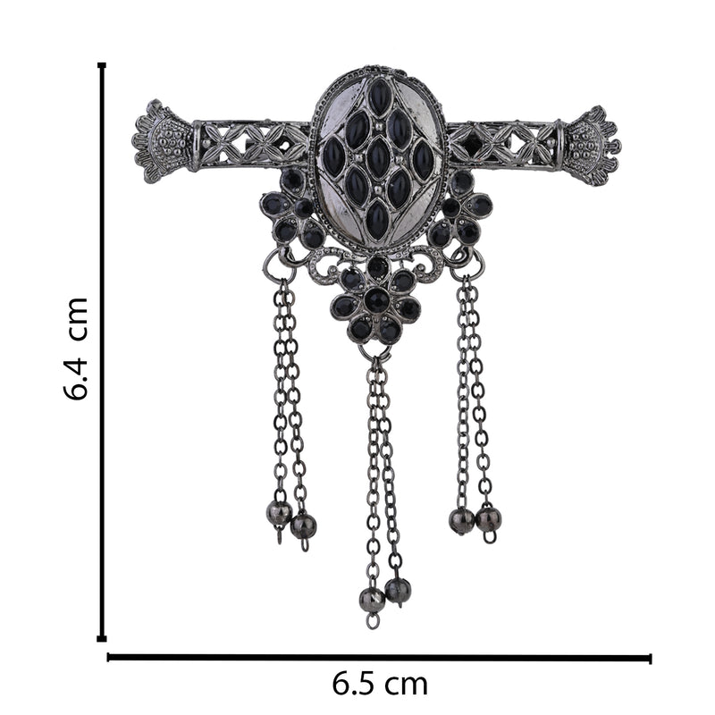 Yuvaan Oxidised Brooch