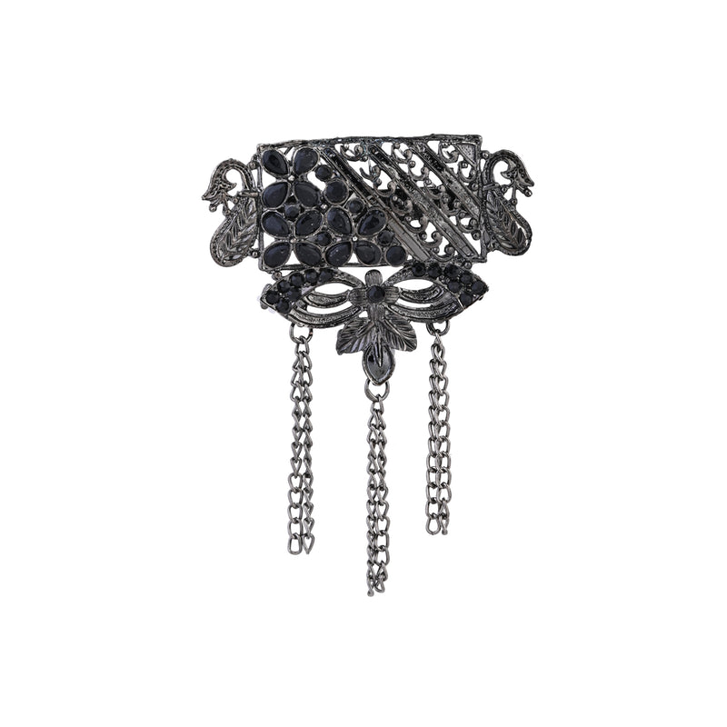 Kriyansh Oxidised Brooch