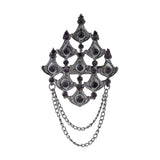 Manvik Oxidised Brooch