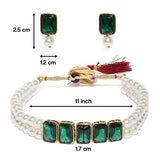 Mili Green Choker Set