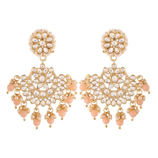 Sadika Peach Earrings