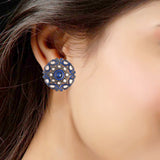 Tanaz Blue Earrings