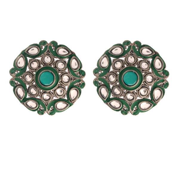 Tanaz Green Earrings