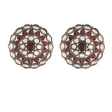 Tulsi Maroon Earrings