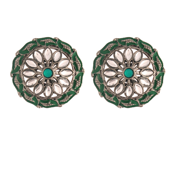 Ojasvi Green Earrings