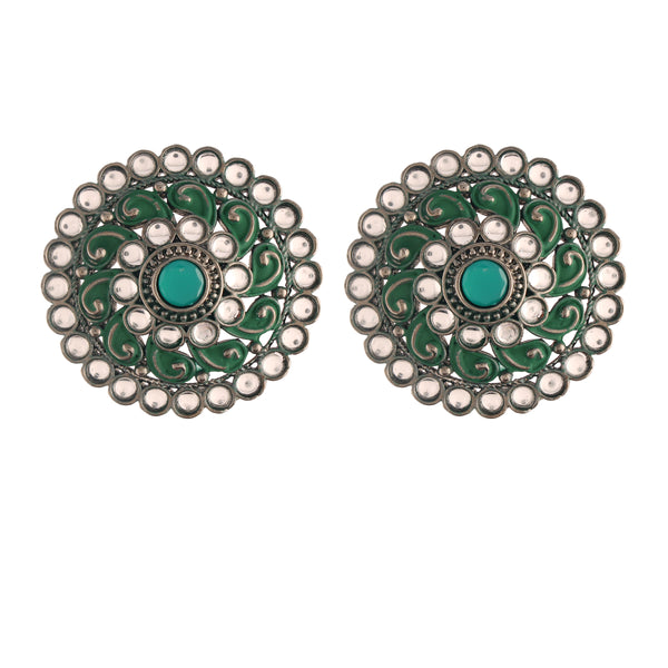 Shaaravi Green Earrings