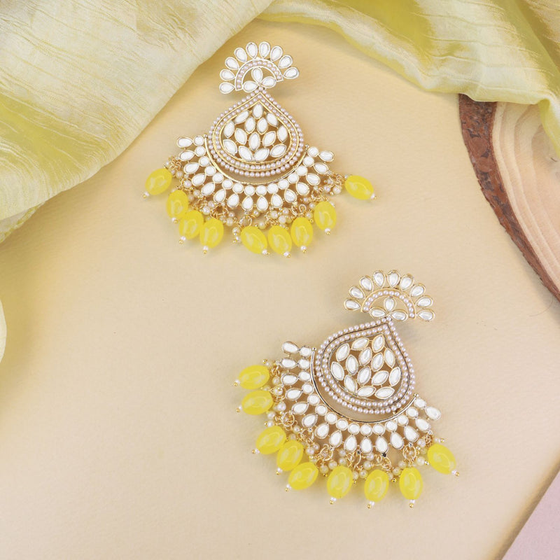 Yellow on sale big earrings