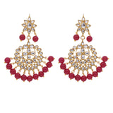  kundan , pearls earring 