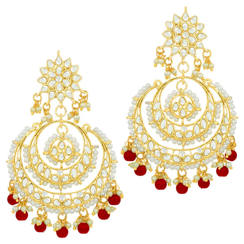 Adeera Red Earrings