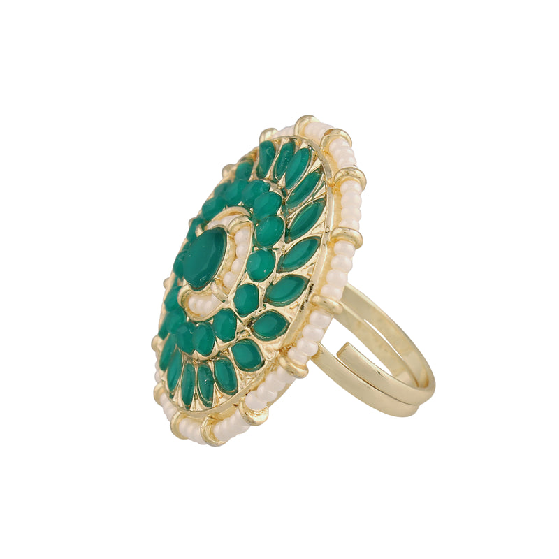 Miloni Green Ring