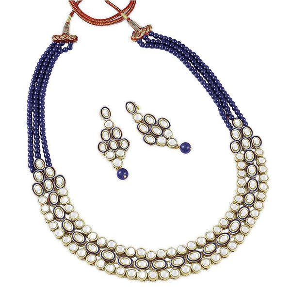 Nurvi Blue Necklace Set