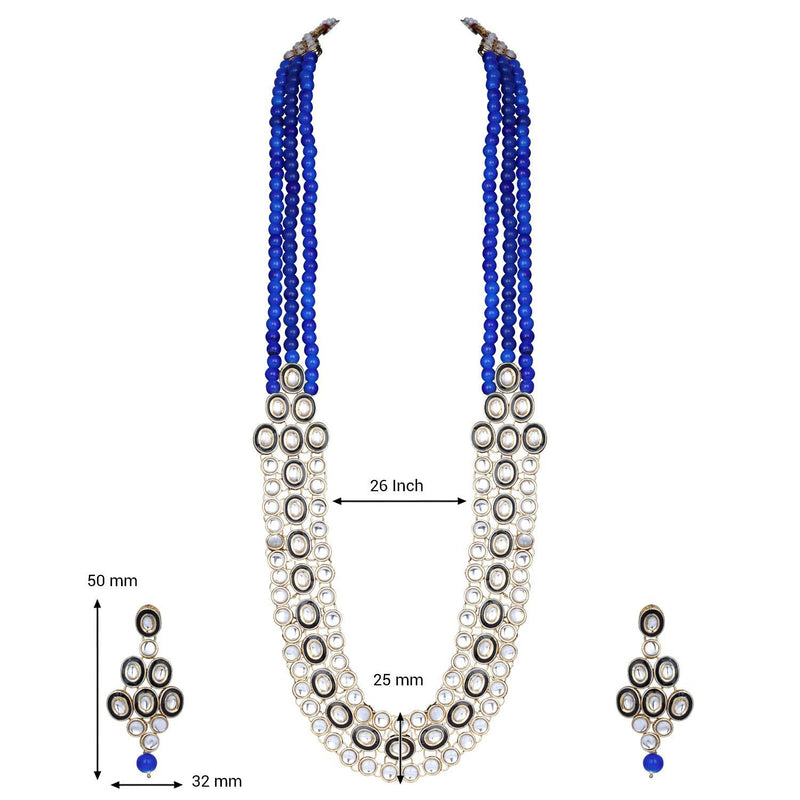 Nurvi Blue Necklace Set