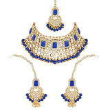 Anshika Blue Choker Set