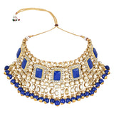 Anshika Blue Choker Set