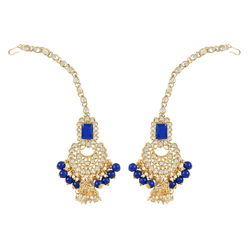 Anshika Blue Choker Set