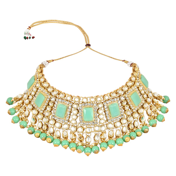 Anshika Mint Choker Set