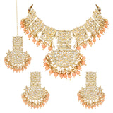 Nitara Peach Choker Set