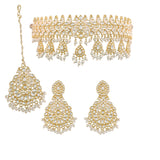 'PARINITI' White Necklace Set