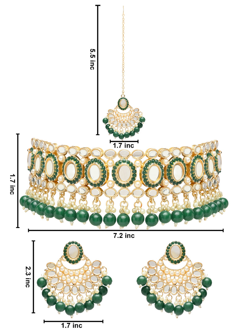 Nazma Green Choker