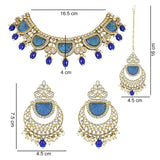 Mokshi Blue Necklace Set