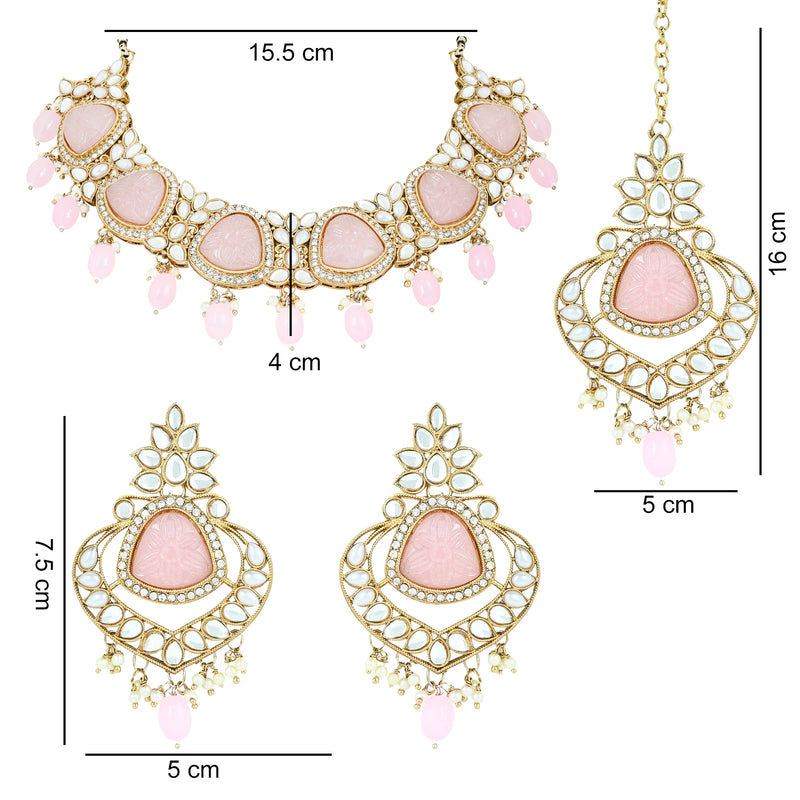 Urveeja Pink Necklace Set